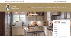 Desktop Screenshot of countrycabinetsetc.com