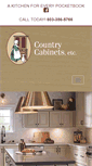 Mobile Screenshot of countrycabinetsetc.com