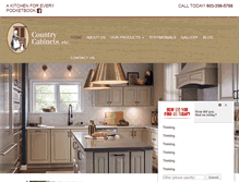 Tablet Screenshot of countrycabinetsetc.com